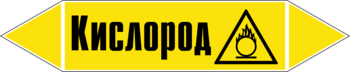 Маркировка трубопровода "кислород" (пленка, 716х148 мм) - Маркировка трубопроводов - Маркировки трубопроводов "ГАЗ" - . Магазин Znakstend.ru